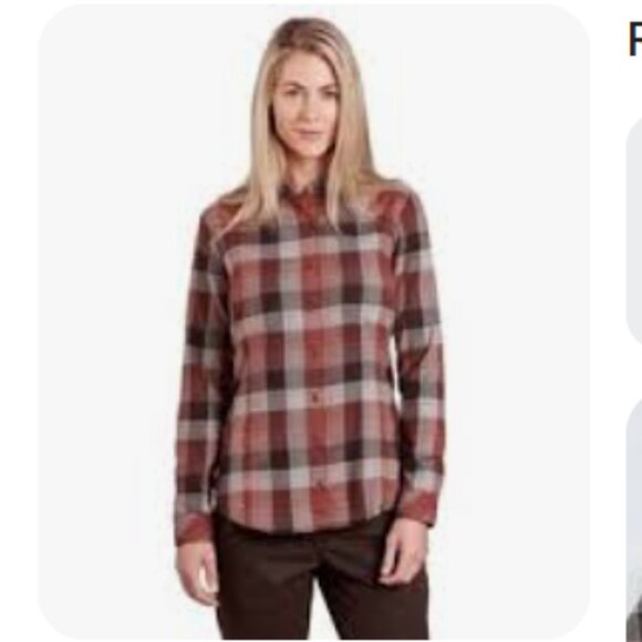 Kuhl Tops - Kuhl Women's Long Sleeve Hanna Flannel Shirt Size M
